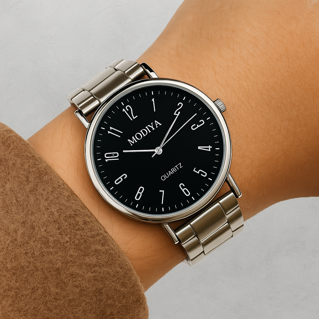 Averra Prestige Quartz Watch – Steel Mesh Edition