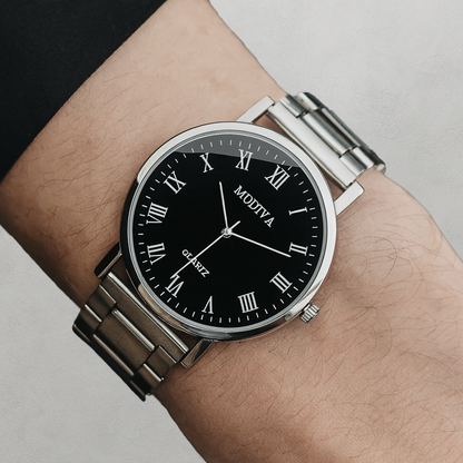 Averra Prestige Quartz Watch – Steel Mesh Edition