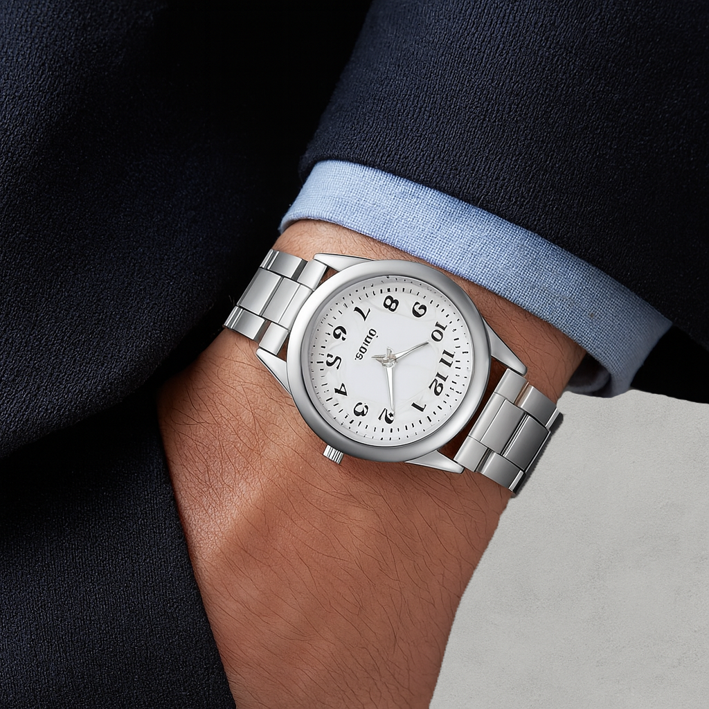 Averra Classic Quartz Watch – Minimalist Alloy Edition