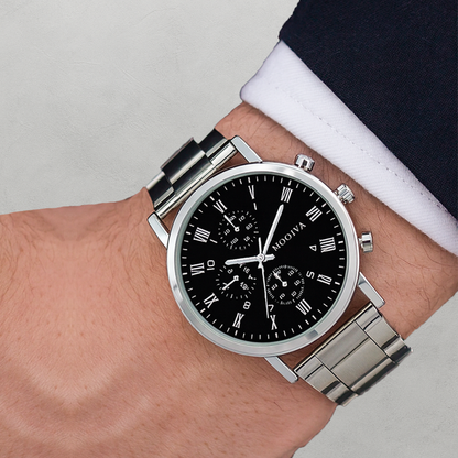 Averra Prestige Quartz Watch – Steel Mesh Edition