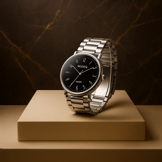 Averra Prestige Quartz Watch – Steel Mesh Edition